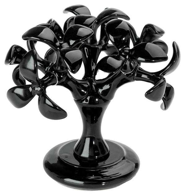Alberello medio nero, foglia aria
